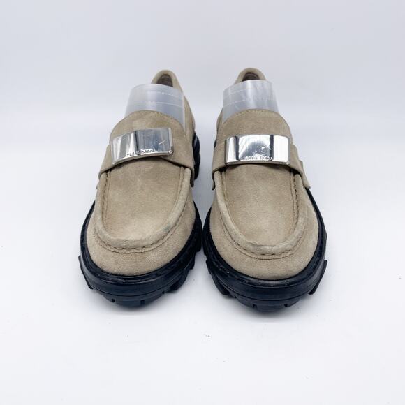 Rag & Bone Women's Shiloh 2.0 Loafers Lug Sole Tan Suede Size EU 35 US 5.5 - Picture 8 of 13